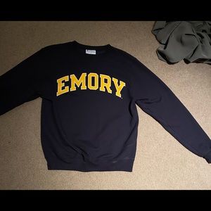 Champion sweatshirt, Emory University, size small
